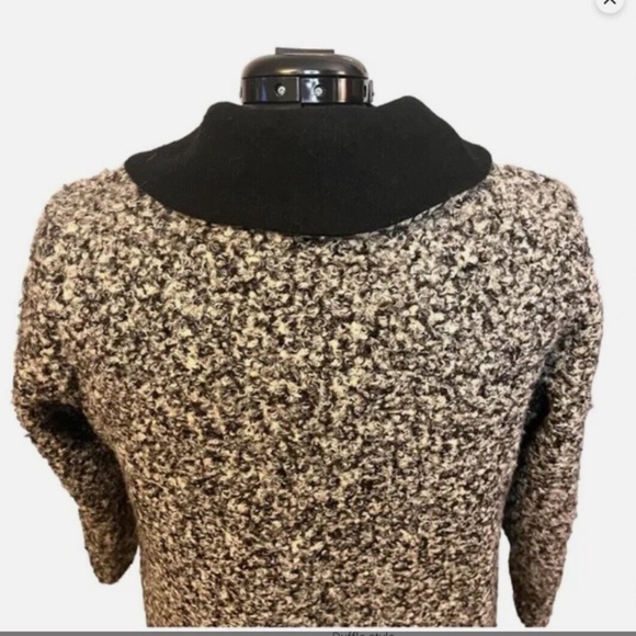 Michael Tyler Boucle Coat with Toggle Closure and Soft Fleece Lining Size XL - Picture 10 of 12